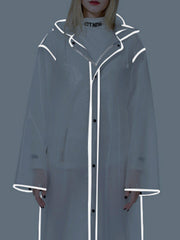 Transparent Reflective Raincoat Jacket