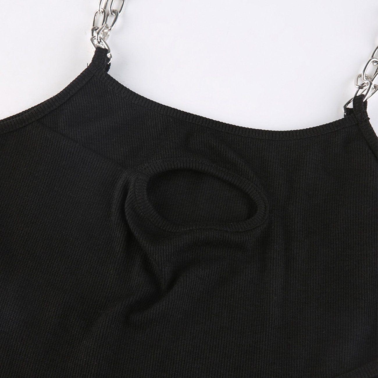 Chain Irregular Hollow Vest
