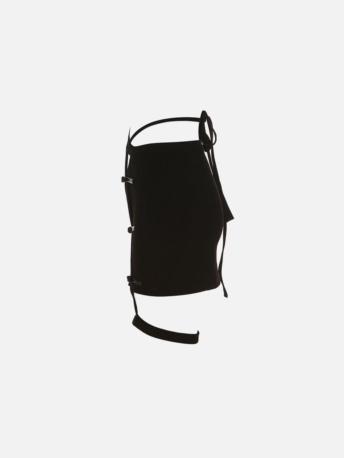 Strappy Leg Ring Skirt