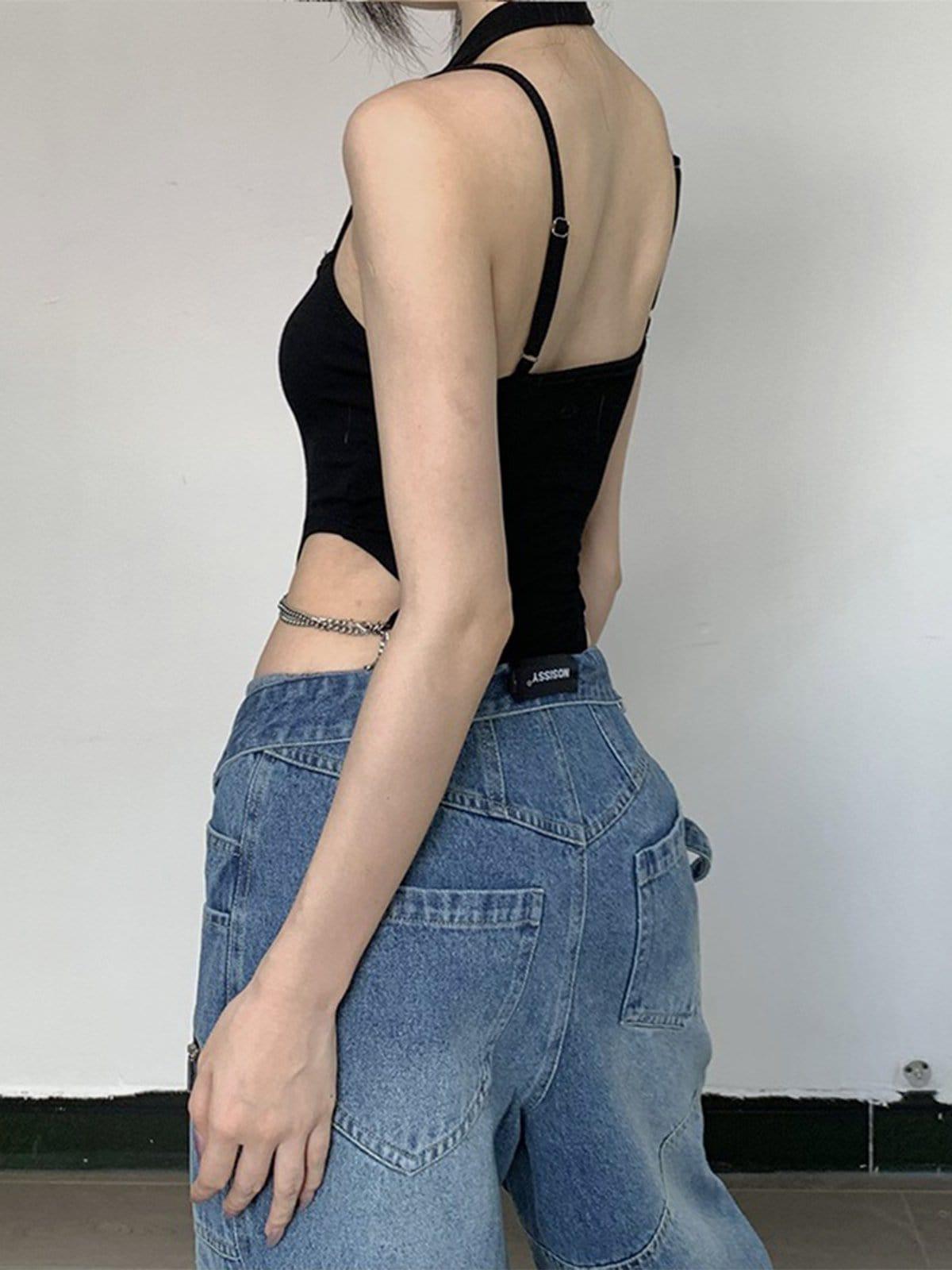 Hollow Chain Jumpsuit