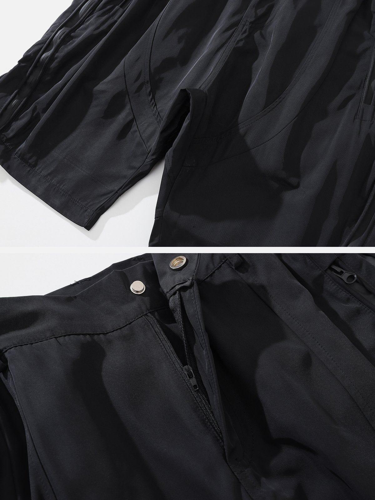 Side Zip Up Shorts