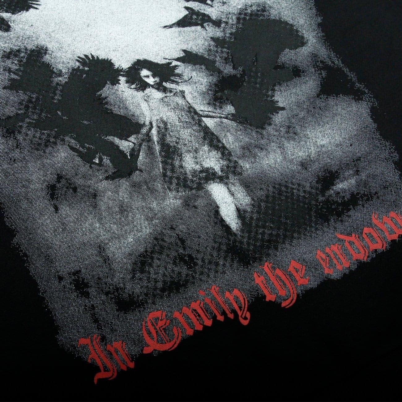 Dark Raven Girl Print Hoodies