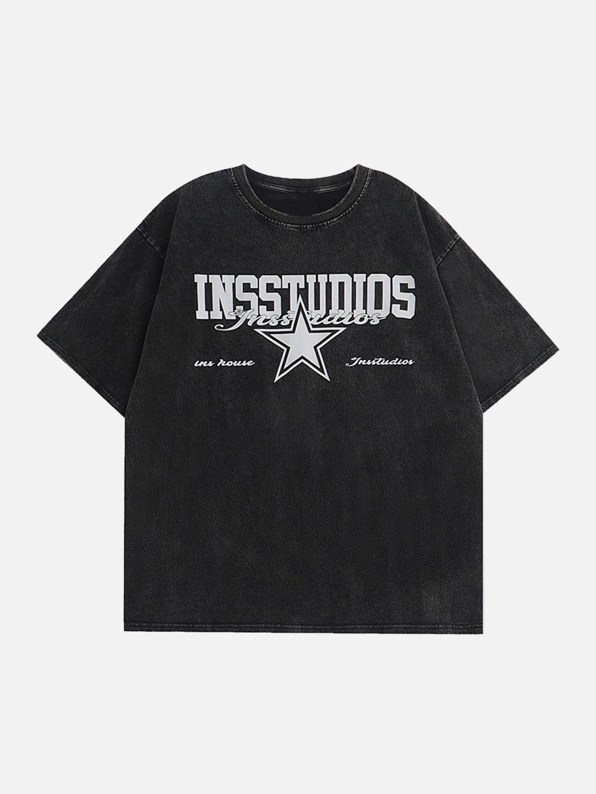 Cartoon Skeleton Graphic Tee