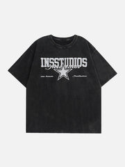 Cartoon Skeleton Graphic Tee