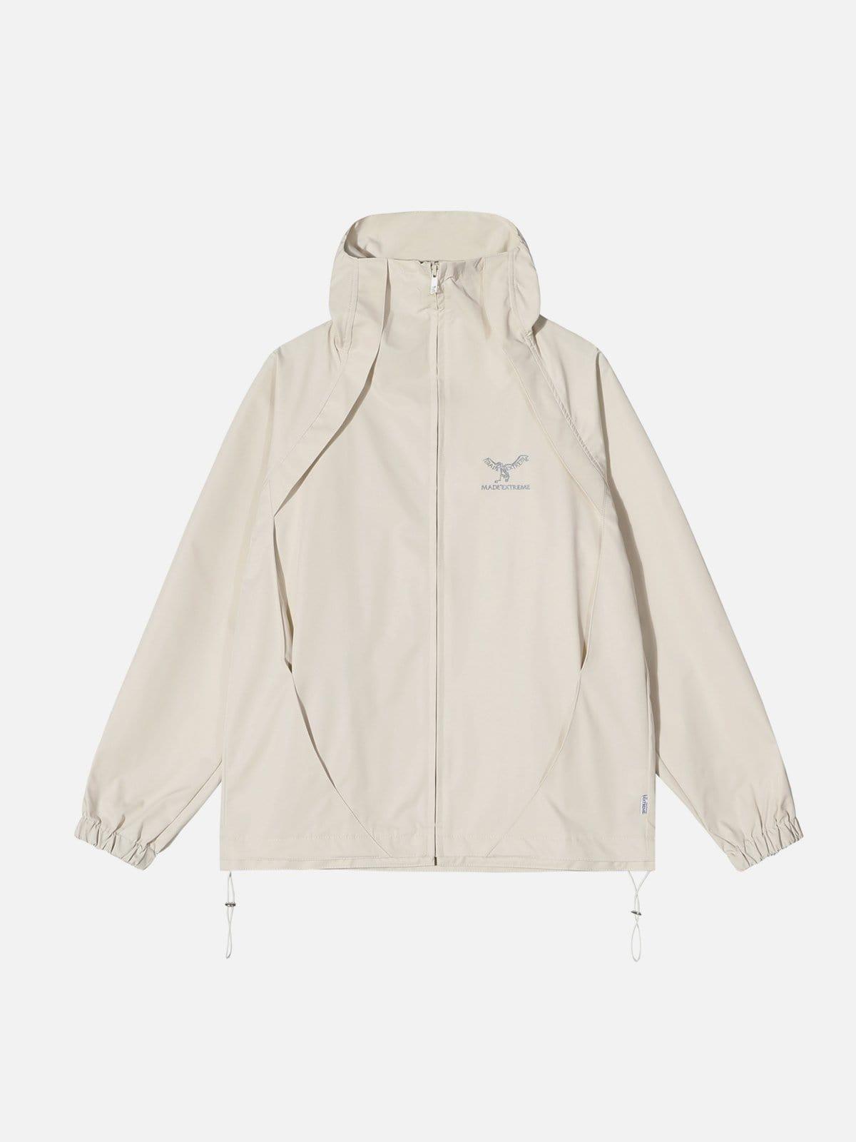 Hidden Pockets Zip Up Jacket