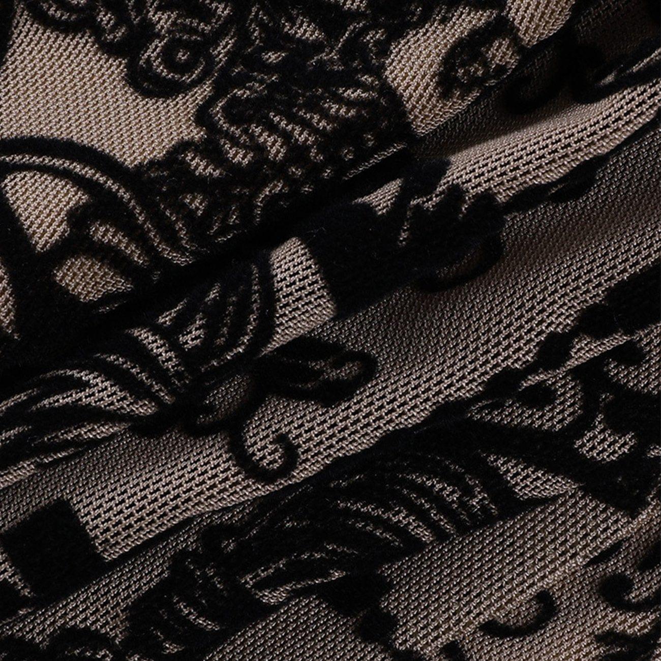 Flocking Jacquard Vest