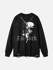 Rose Necklace Sweatshirt
