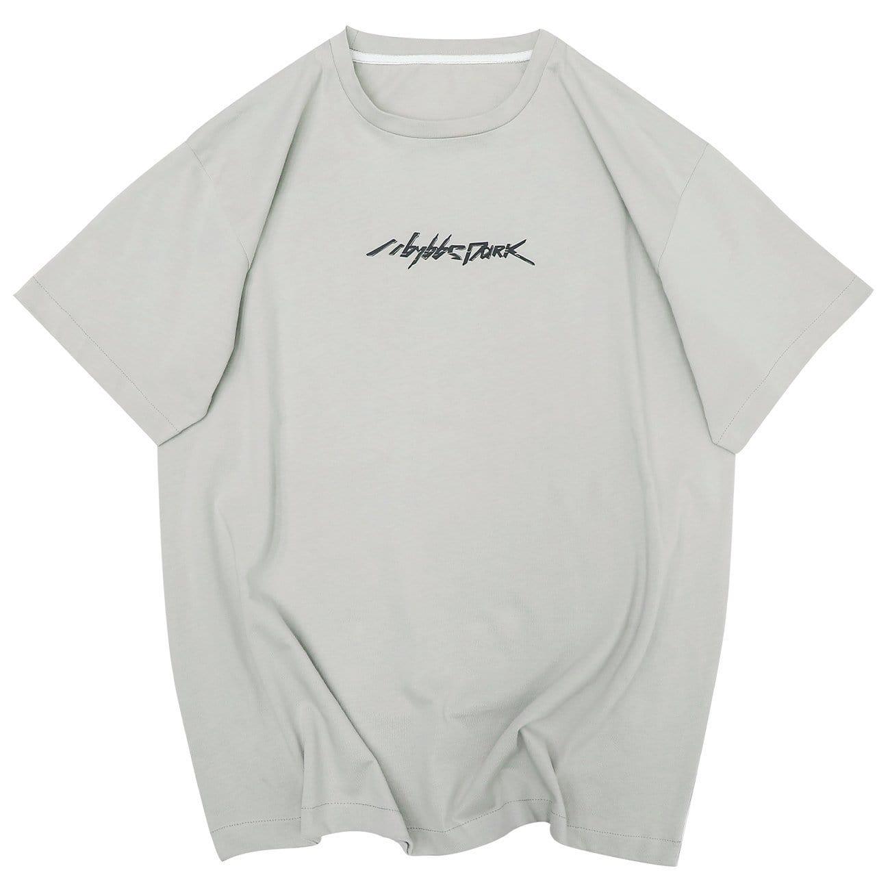 Multicolored Letter X Print Tee