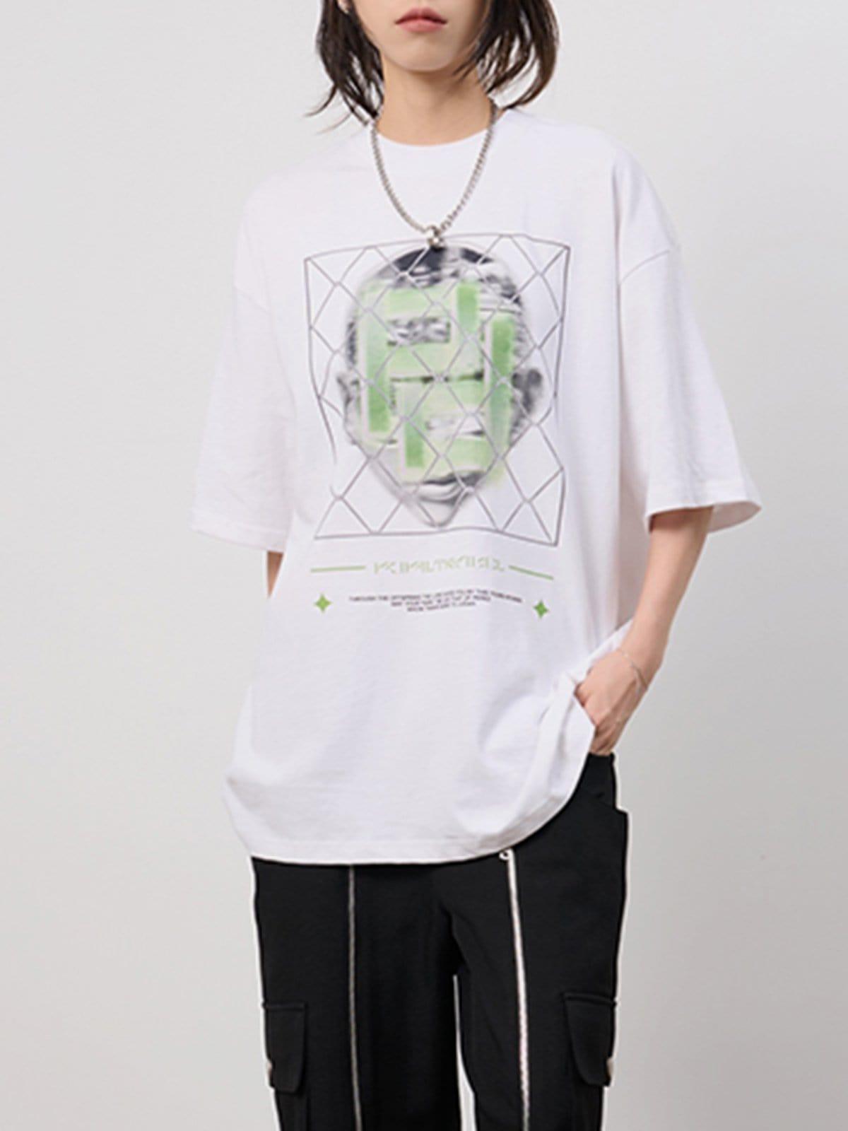 Alphabet Face Graphic Tee