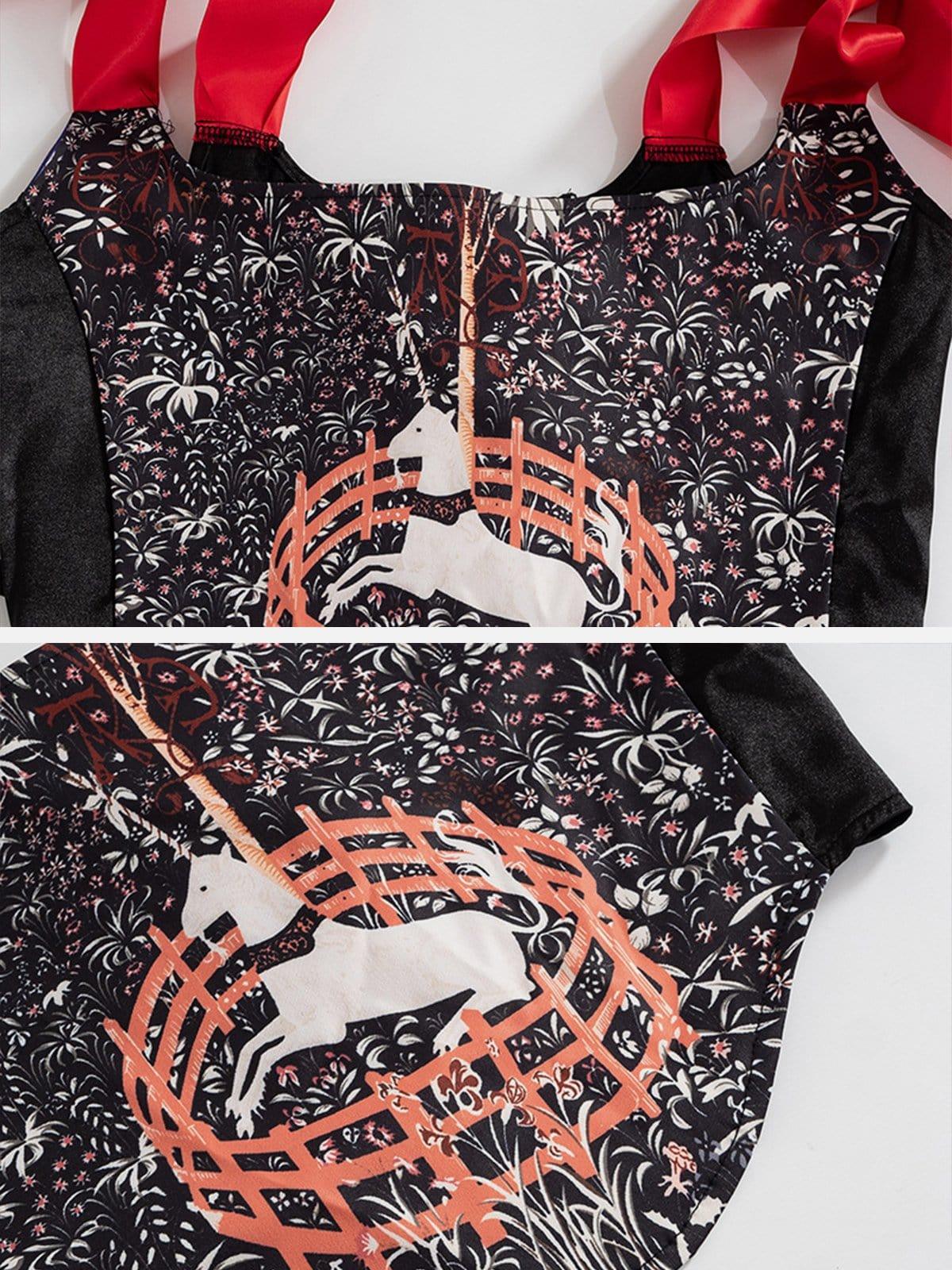 Cartoon Graphic Vest