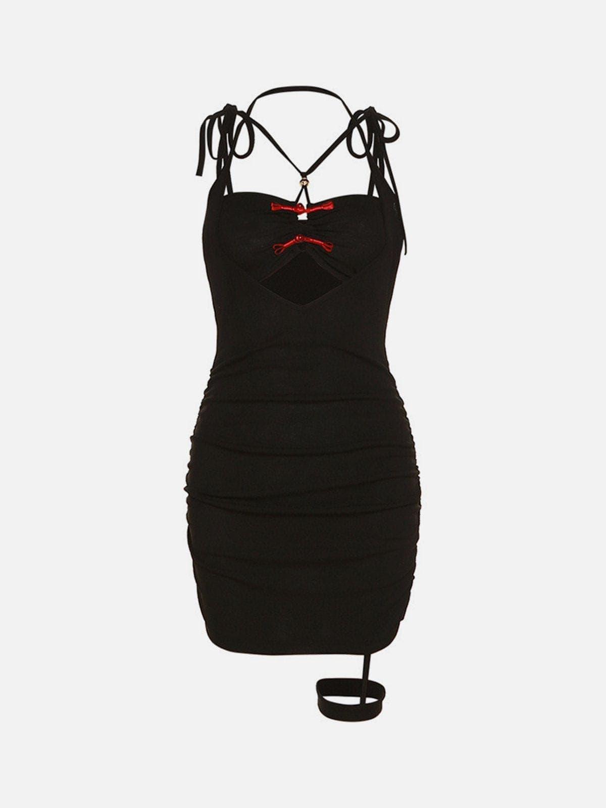 Hollow Folds Dress