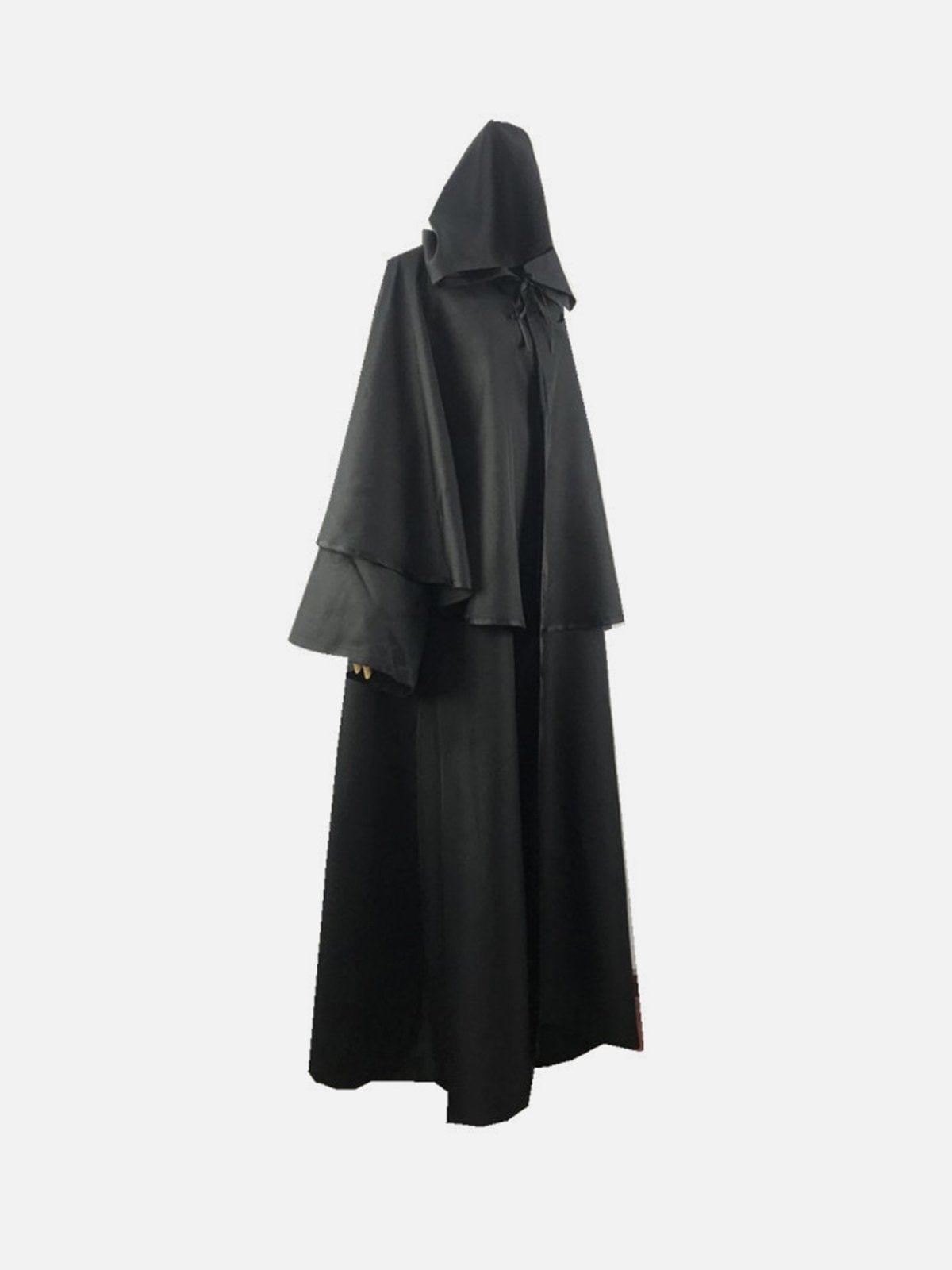 Patchwork Straps Cloak
