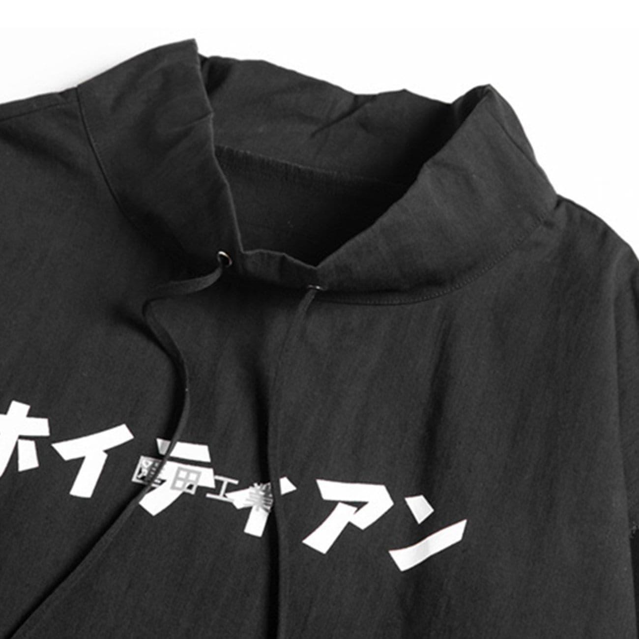 Dark Patchwork Print Sweatshirt