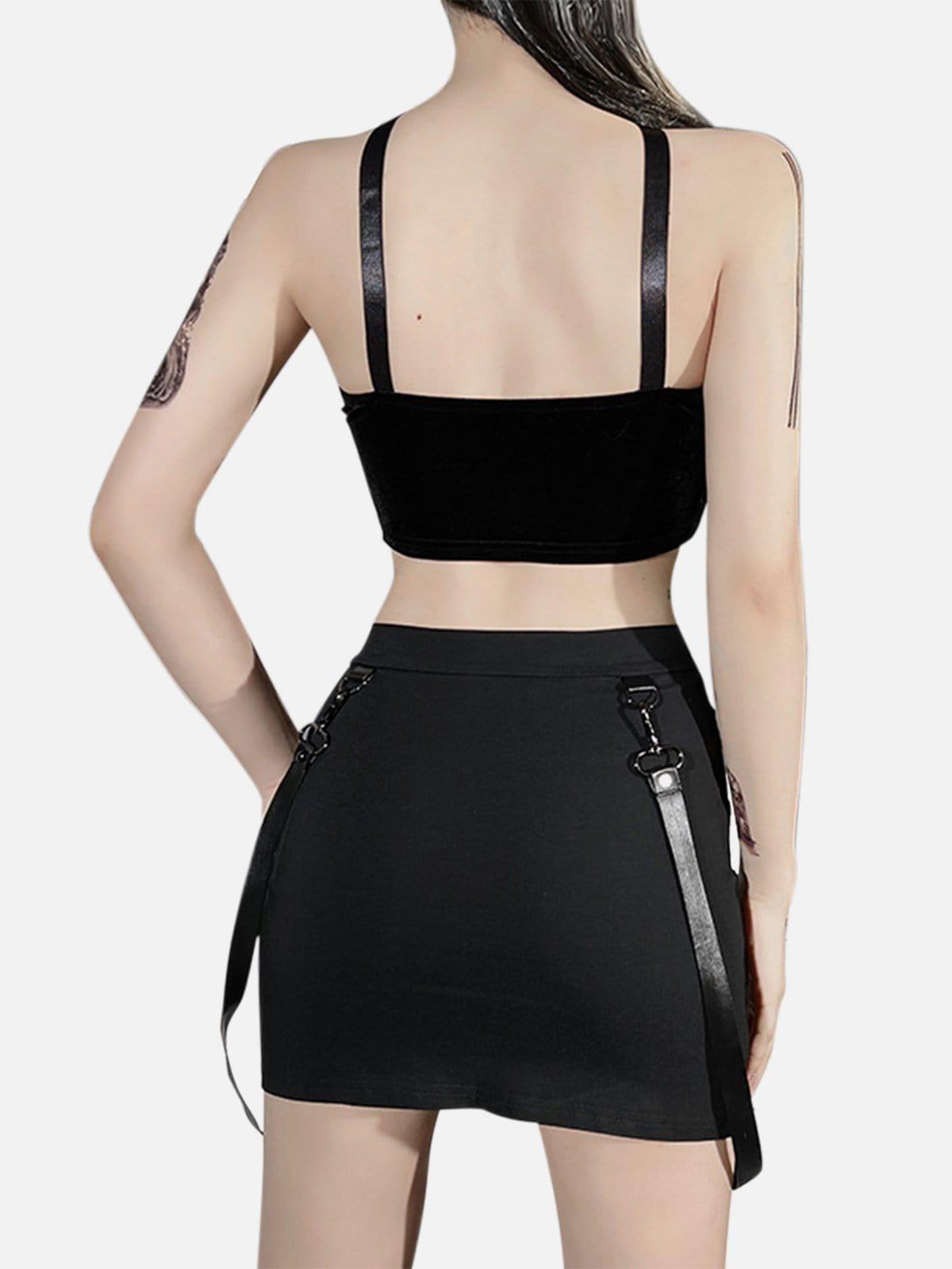 Sexy Cross Straps Vest