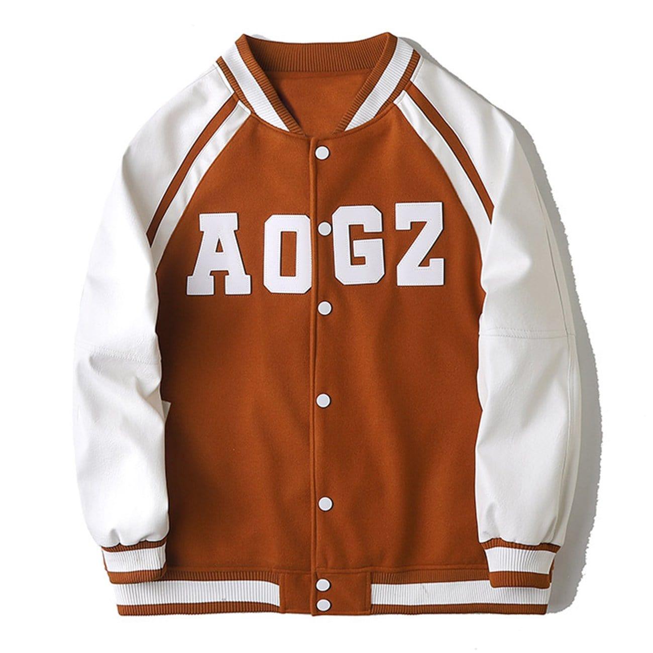 Patchwork Embroidery PU Jacket