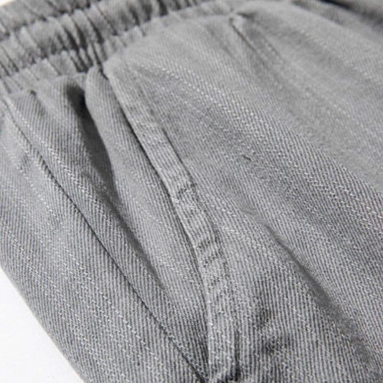 Letter Embroidery Harem Pants