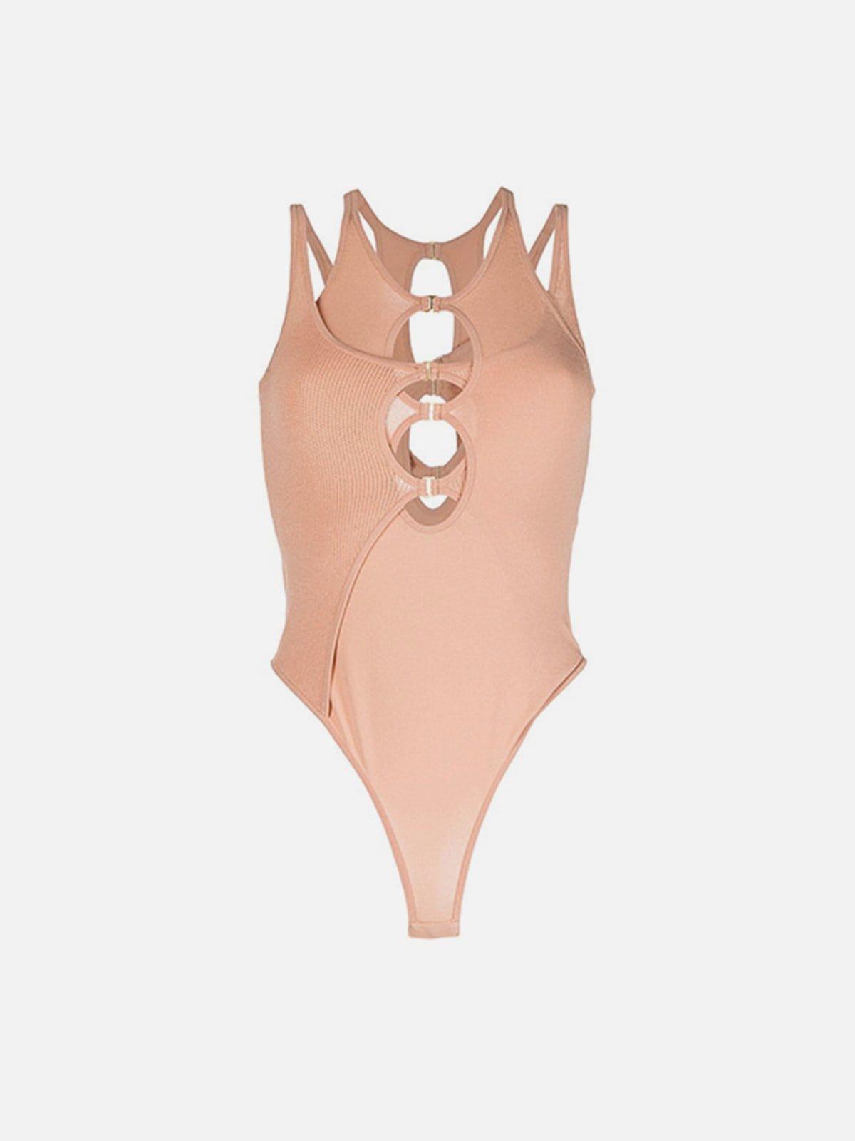 Hollow Elastic Jumpsuit