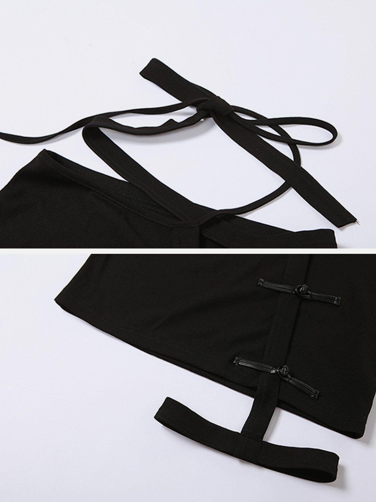 Strappy Leg Ring Skirt