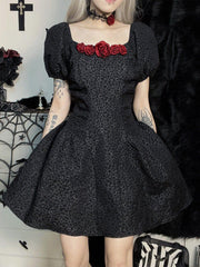 Rose Stereoscopic Dress