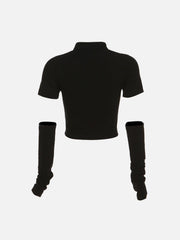 Spider Heart Hollow Long Sleeve T Shirts