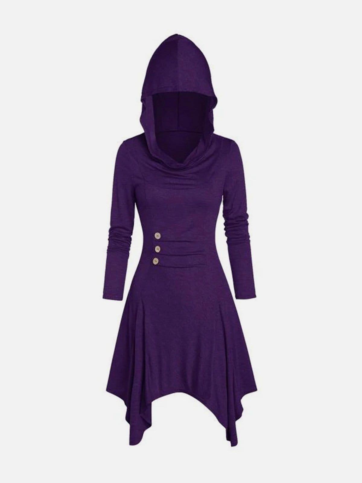 Loose Stretch Solid Dress