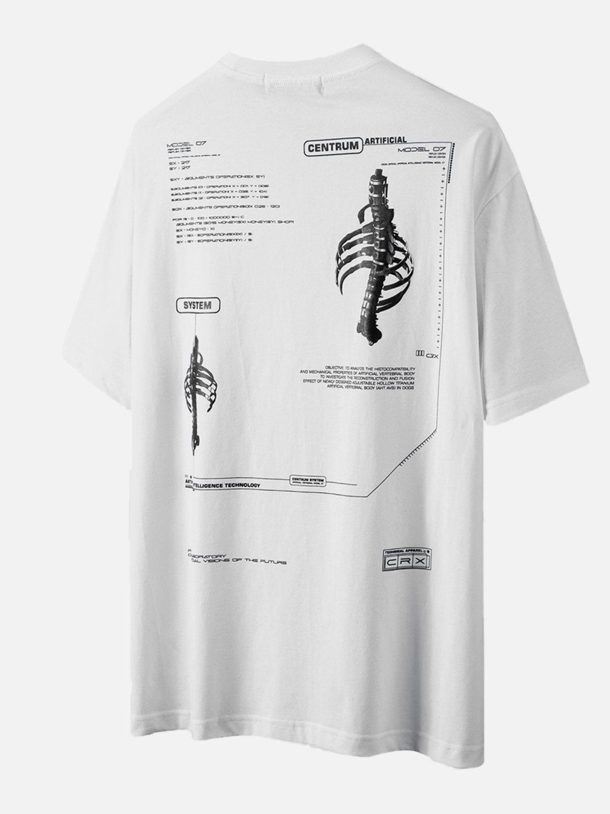 Display Skeleton Graphic Tee