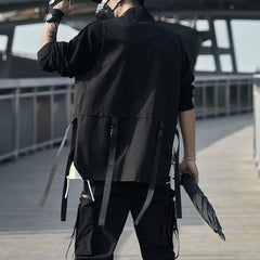 Combat Ribbons Cardigan Vest