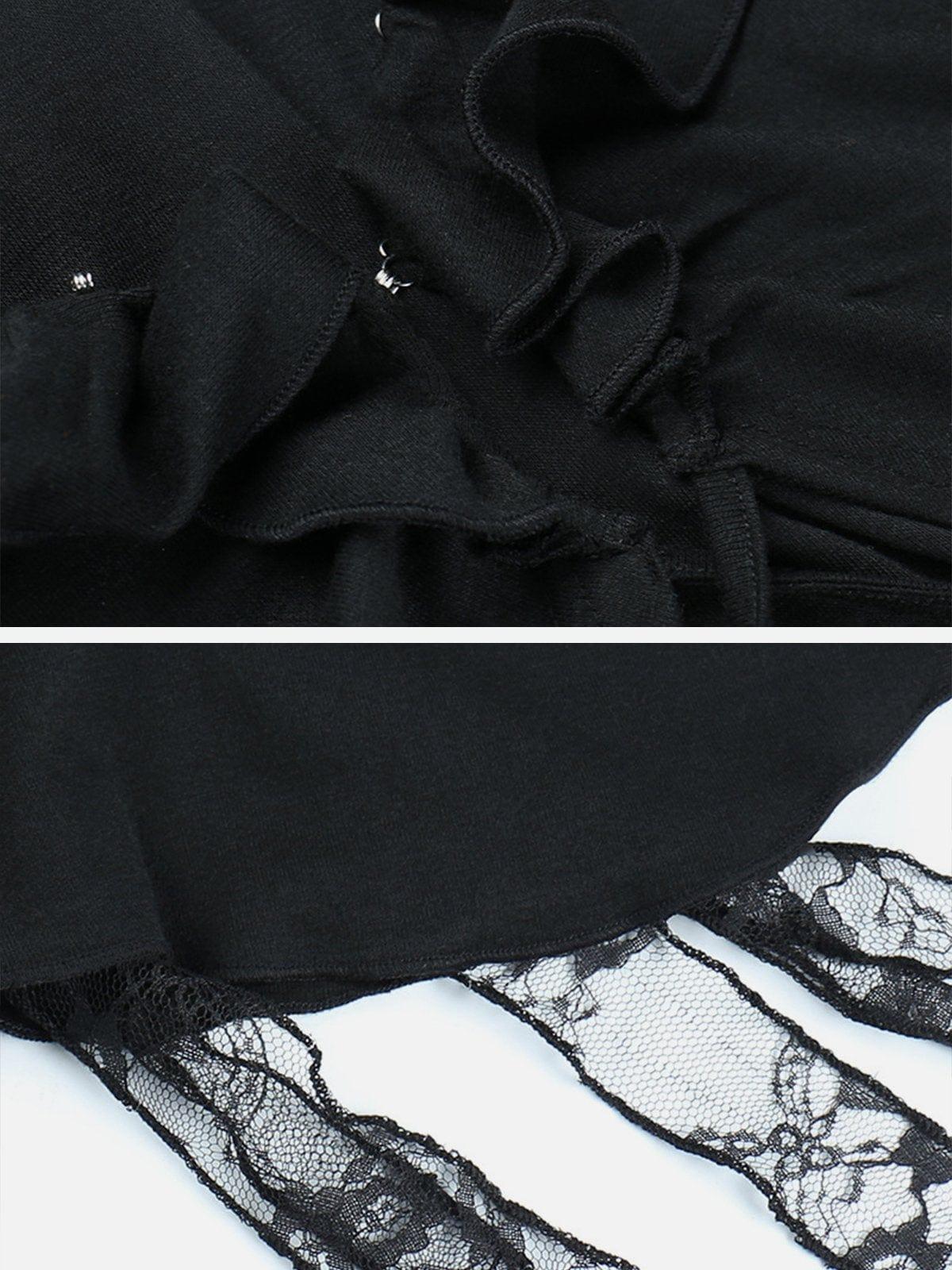 Gothic Bandage Witch Long Sleeve T Shirt