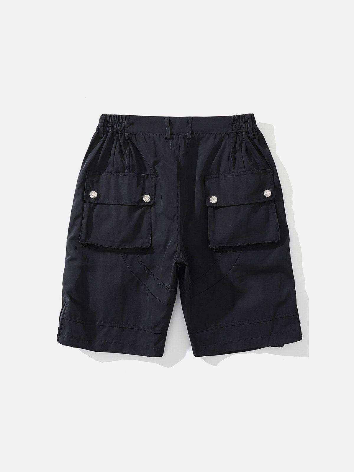 Side Zip Up Shorts