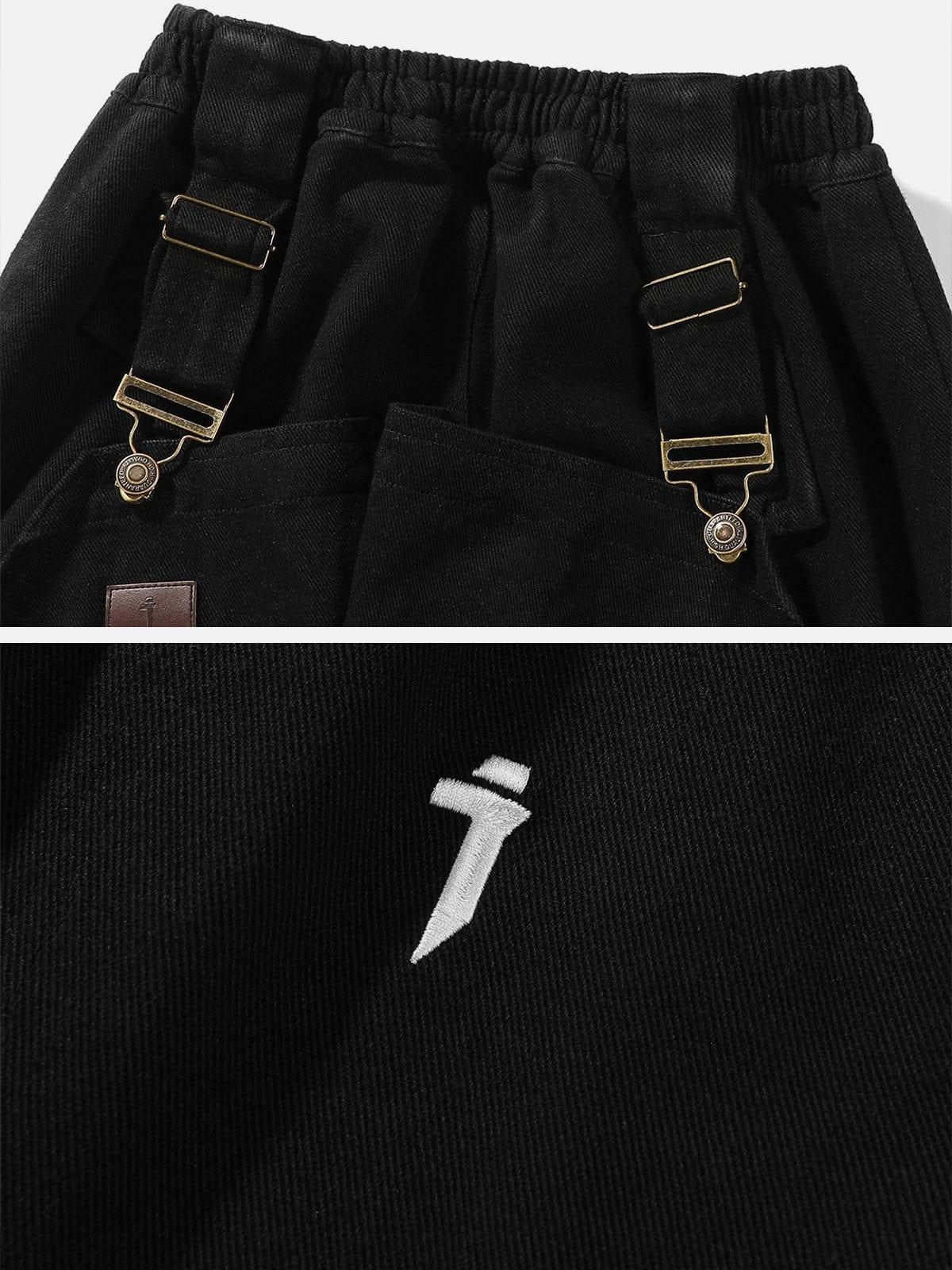 Fake Two Strap Cargo Pants