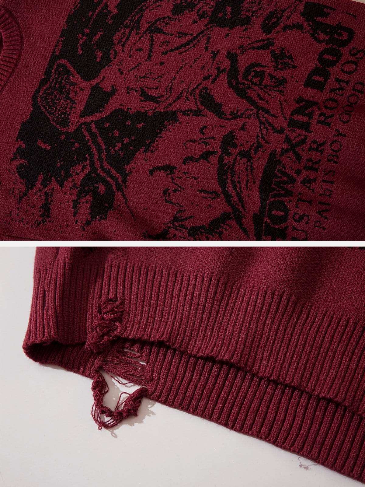 Vintage Pattern Sweater