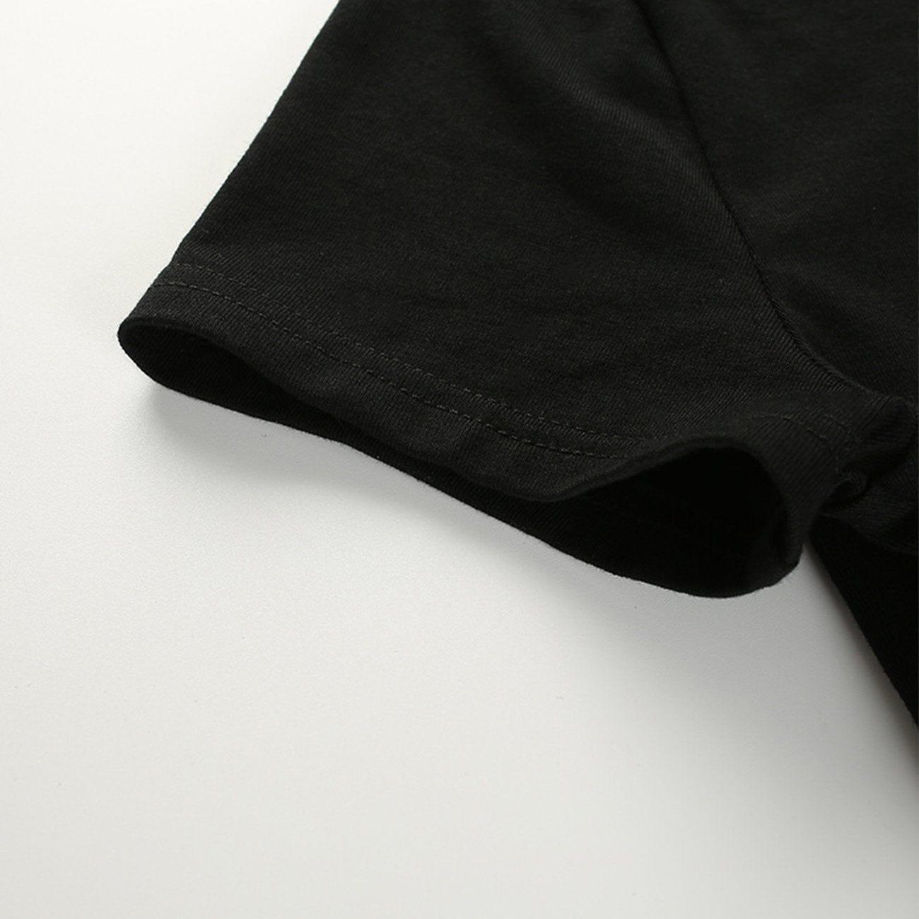 Cross Straps Short Sleeve T Shirt