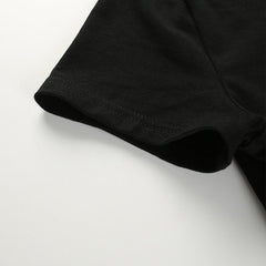 Cross Straps Short Sleeve T Shirt