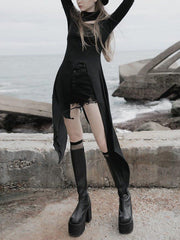 Cut Irregular Split Dress