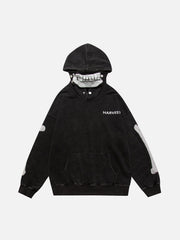 Detachable Face Masks Hoodie