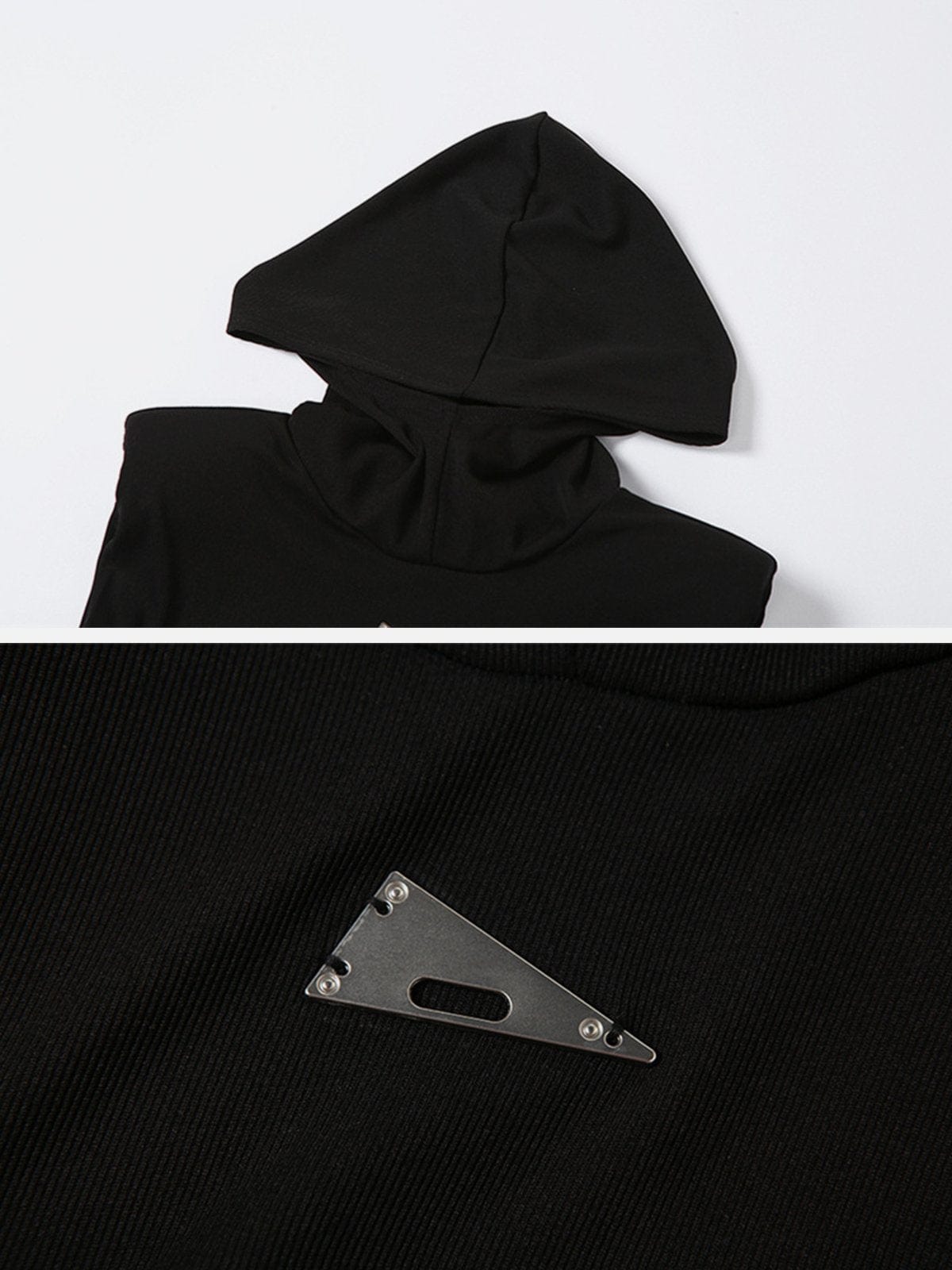 Sexy Hooded Bodysuit