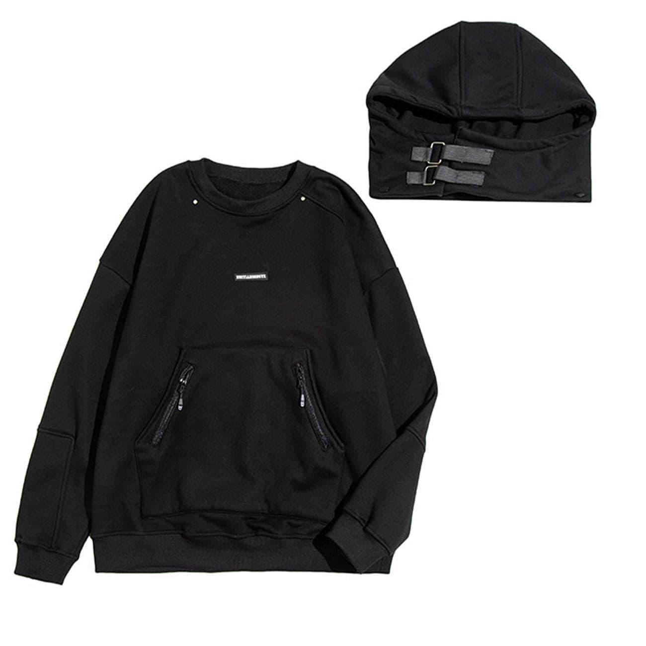 Removable Fish Mouth Hoodies