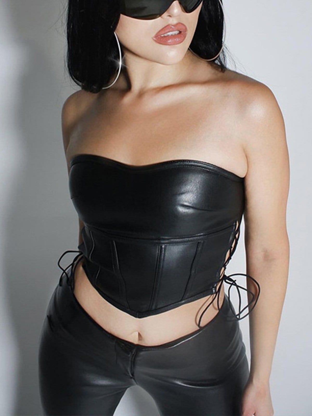 Sexy Slim Strap Bandeau Vest