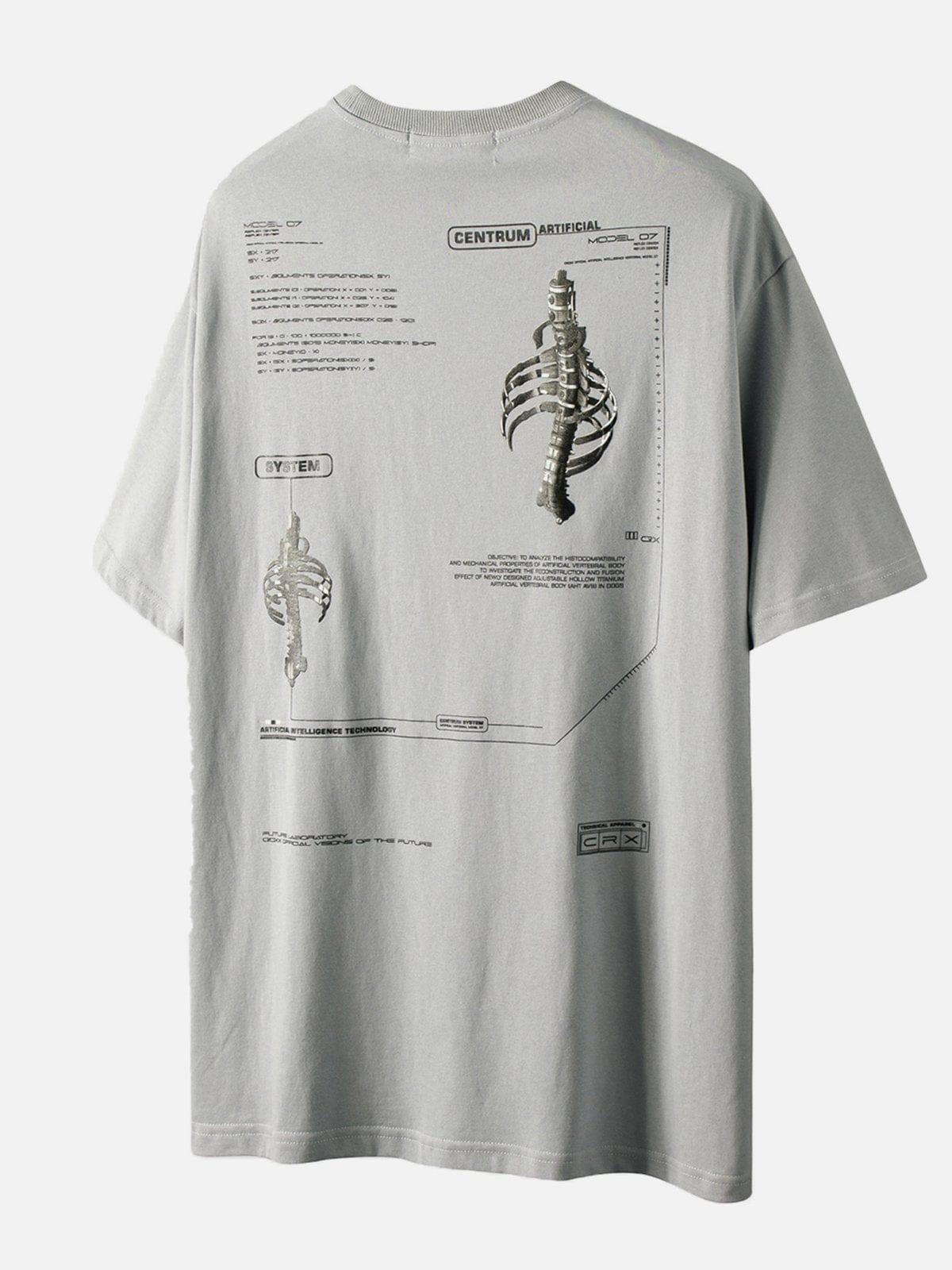 Display Skeleton Graphic Tee