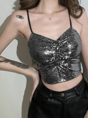 Sexy Cropped Navel Slim Vest