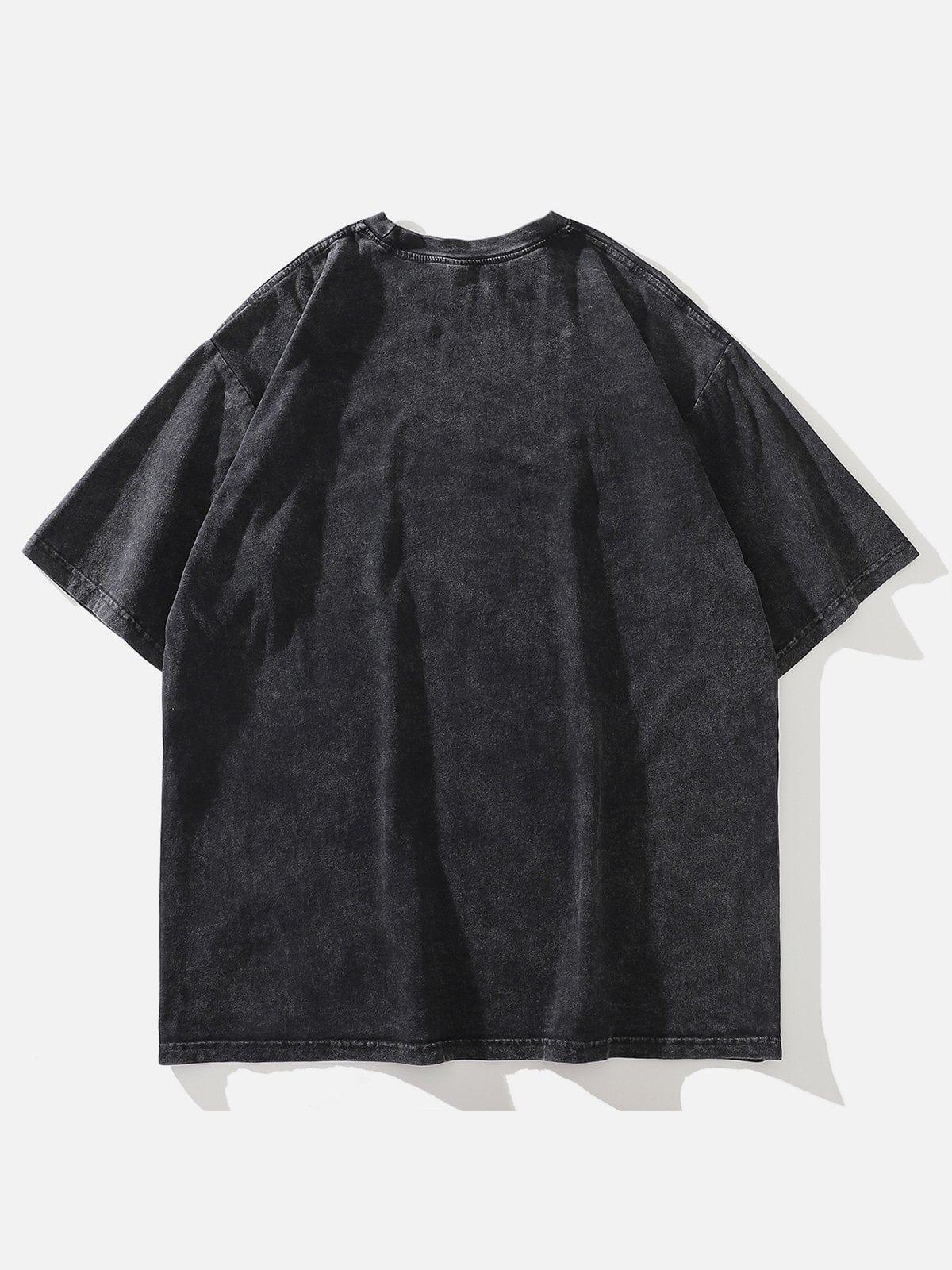 Bone Butterfly Washed Graphic Tee
