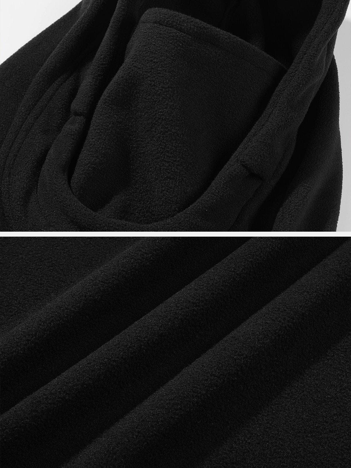 Embroidery Polar Fleece Hoodie