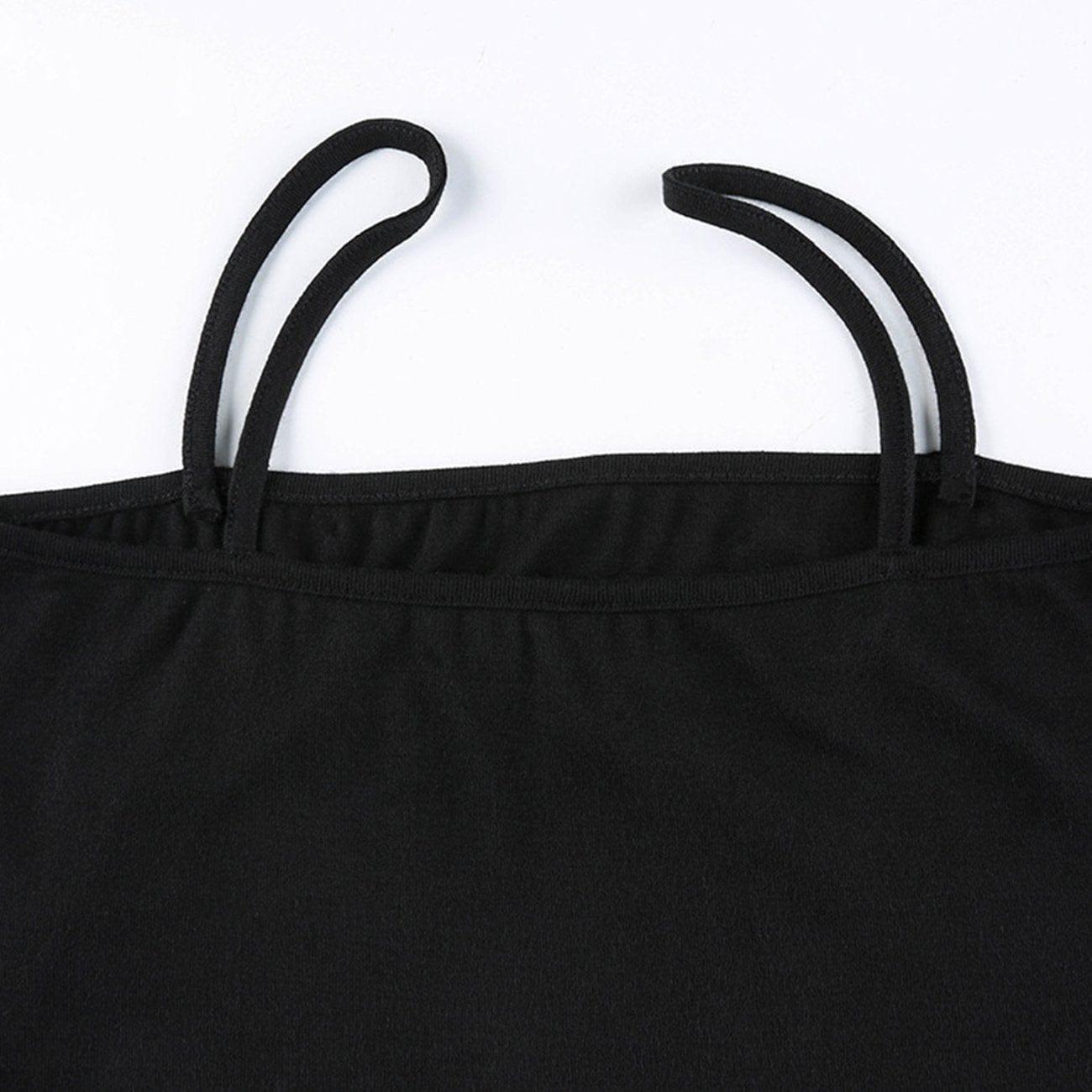 Sexy Suspenders Two Piece Long Sleeve T Shirt