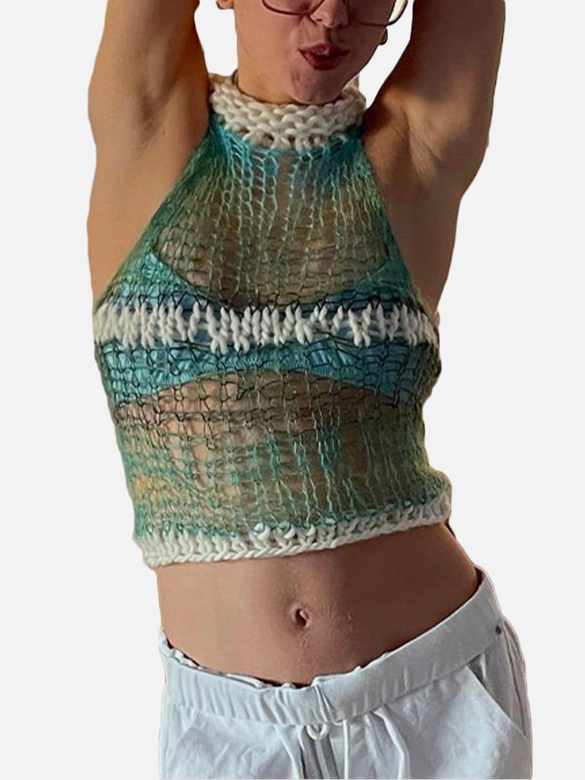 Contrasting Colors Vest