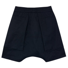 Dark Patchwork Wide Leg Shorts