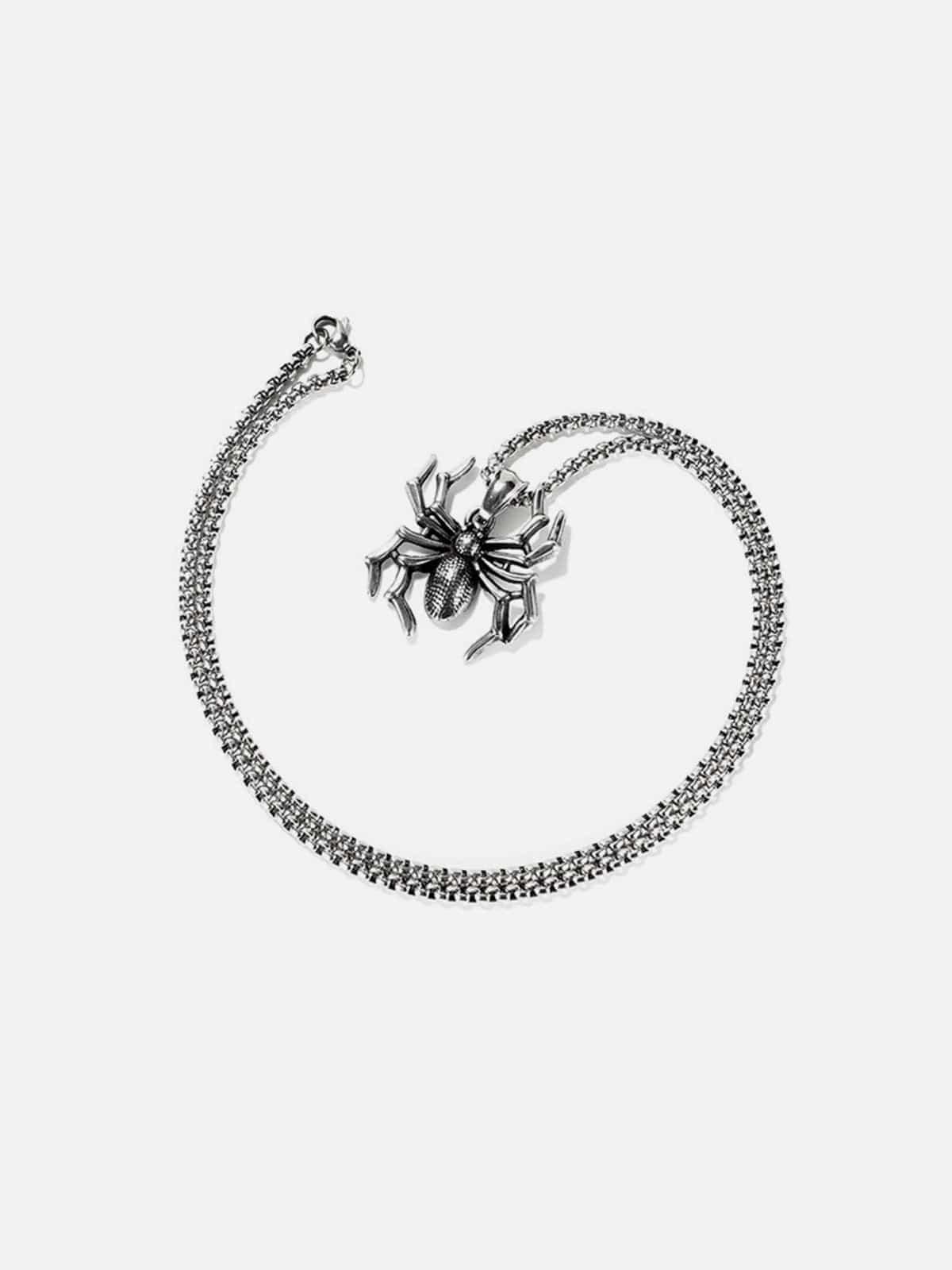 Punk Spider Necklace