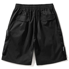 Zip Up Big Pocket Cargo Shorts
