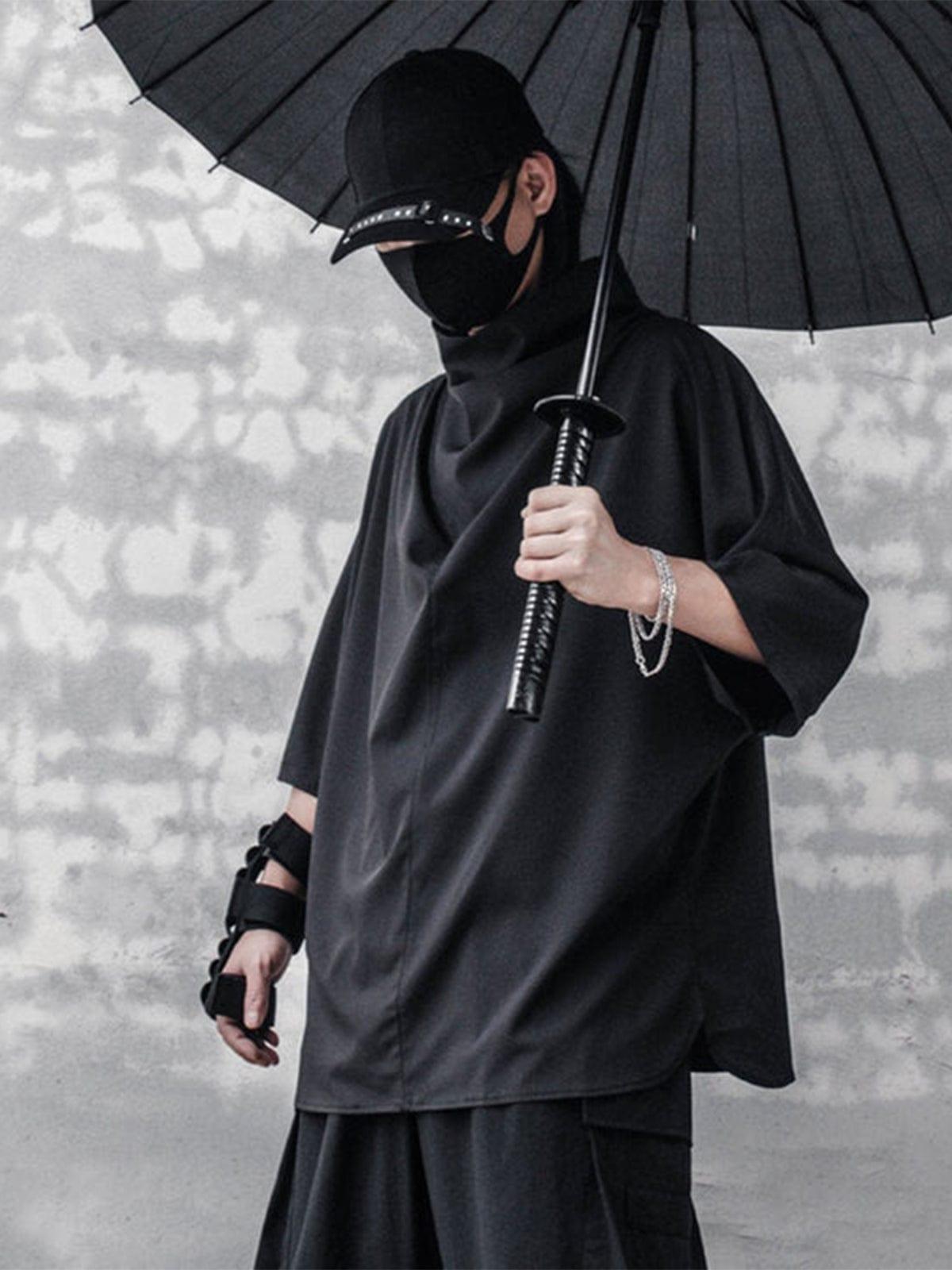 Turtleneck Bat Sleeve Tee