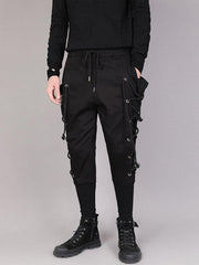 Drawstring Webbing Function Pants