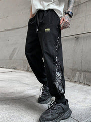 Side Bandana Patchwork Cargo Pants